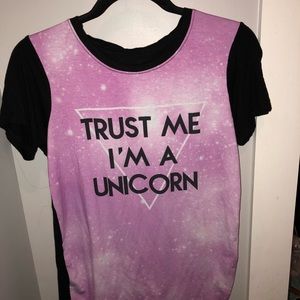 “Trust me I’m a unicorn” graphic tee